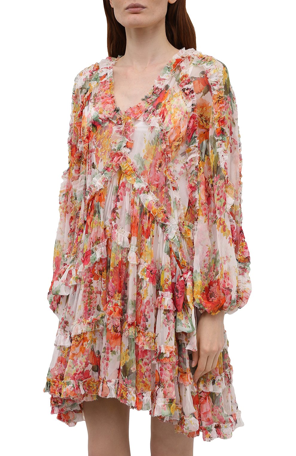 Шелковое платье ZIMMERMANN, арт. 9977DMAE, фото 3