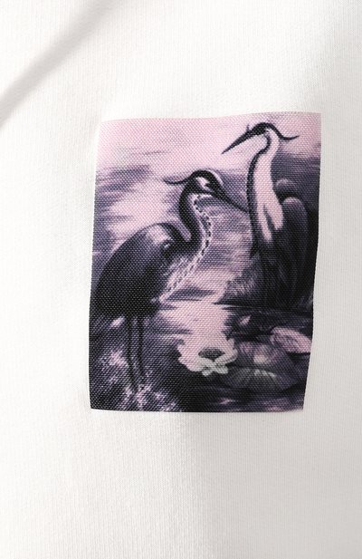 Хлопковое худи HERON PRESTON белого цвета по цене 29950 руб., арт. HWBB008E198080050288, фото 5 Хлопковое худи HERON PRESTON, арт. HWBB008E198080050288, фото 5