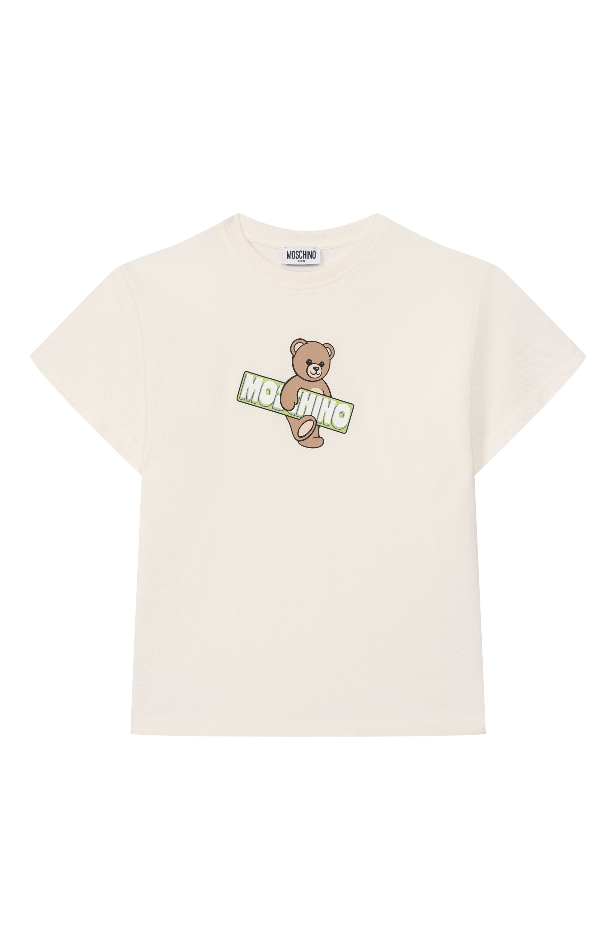 Хлопковая футболка MOSCHINO, арт. HYM03S/LFA07_001, фото 1