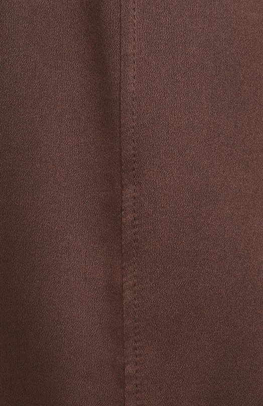 Атласный топ Brunello Cucinelli MPC59E0600 Коричневый  MPC59E0600 Фото 6