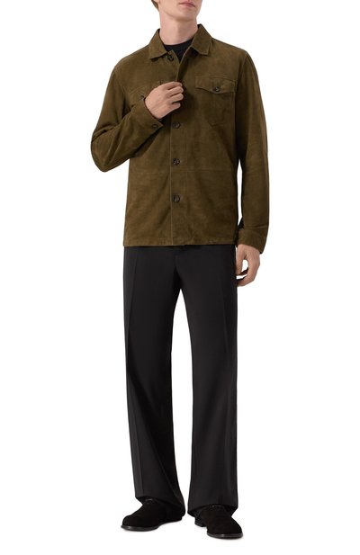 Замшевые оксфорды 675 CLABRY черного цвета по цене 54800 руб., арт. 675, фото 2 Замшевые оксфорды 675 CLABRY, арт. 675, фото 2