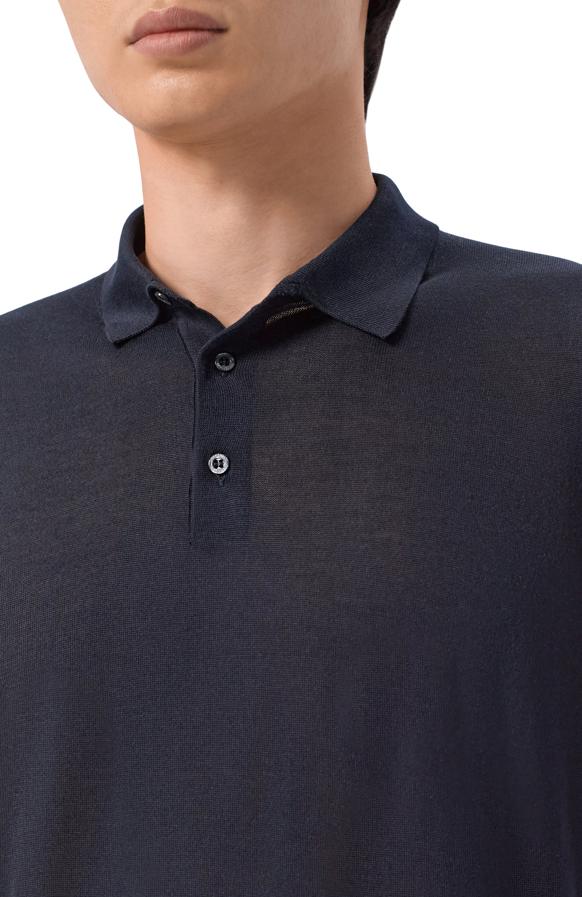 Шелковое поло CORNELIANI, арт. 27M902/2725107, фото 5