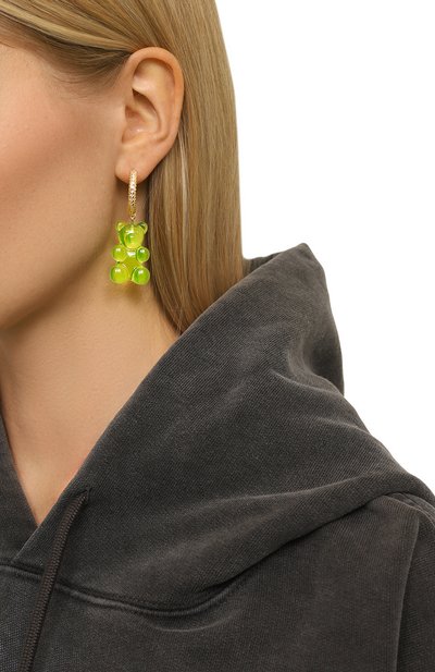 Моносерьга CRYSTAL HAZE, арт. MEGA N0STALGIA BEAR H00P, фото 2