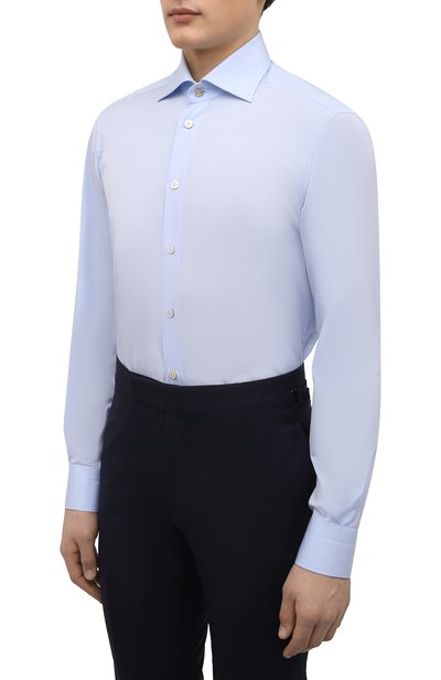 Хлопковая сорочка KITON, арт. UCIH0660102, фото 3