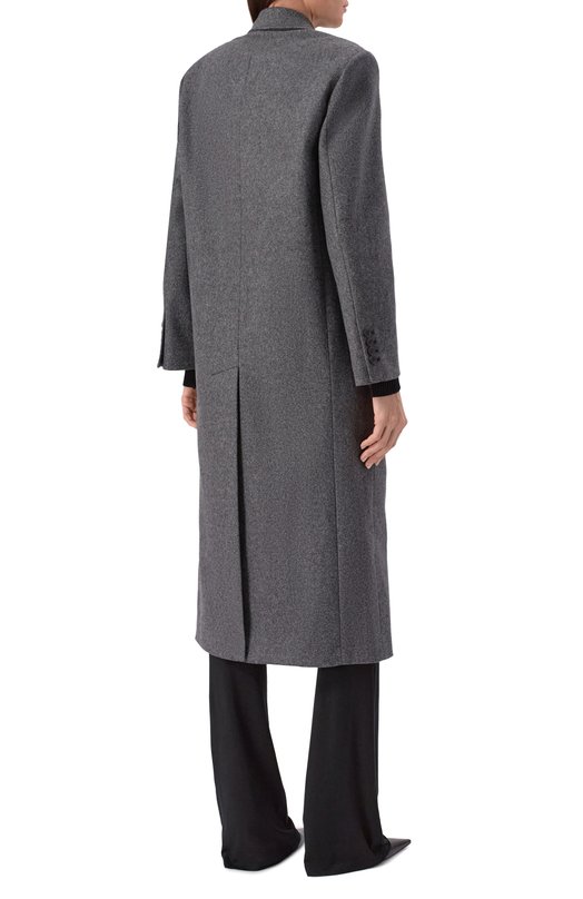 Шерстяное пальто The Attico 260WCC00087/WWP001AA Серый  260WCC00087/WWP001AA Фото 4