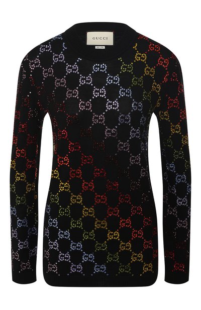 Женский шерстяной пуловер GUCCI, арт. 555038/XKAHY
