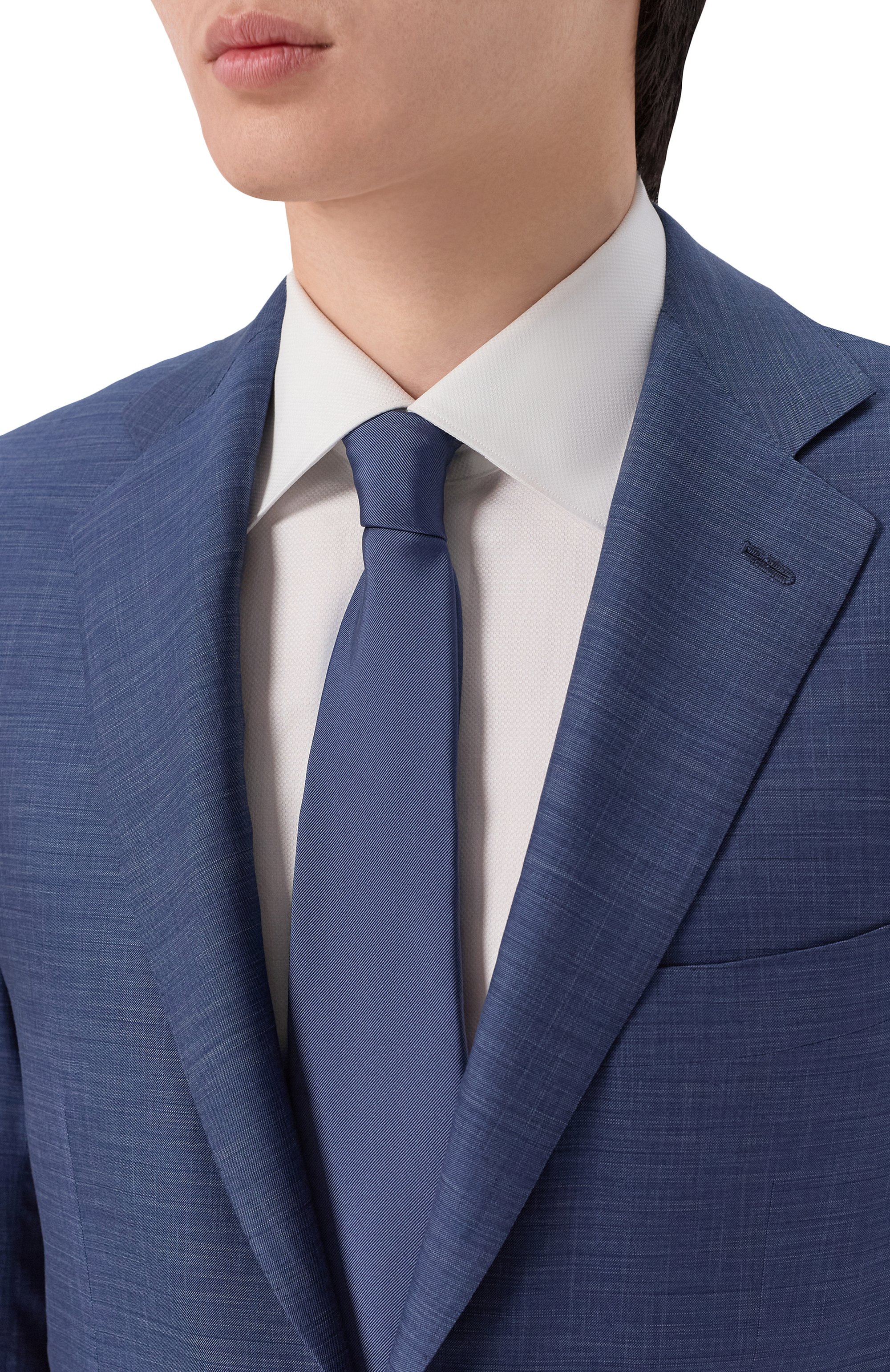 Галстук из шелка и хлопка KITON, арт. UCRVKPC07L58, фото 2