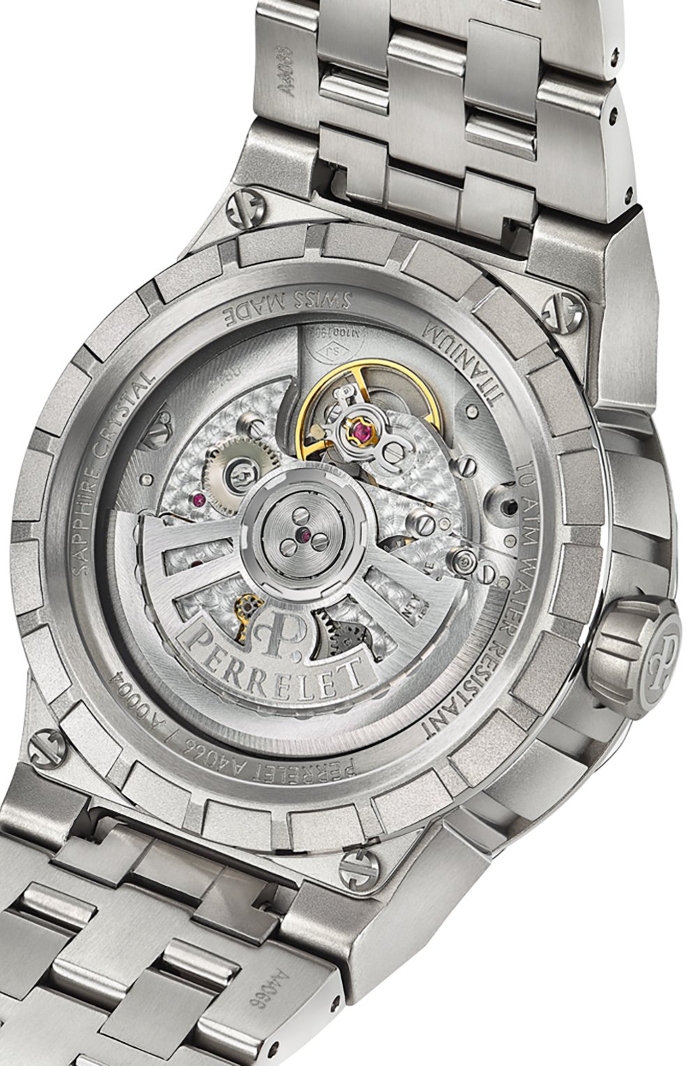 Часы turbine 41 full titanium blue PERRELET, арт. A4066/2, фото 4