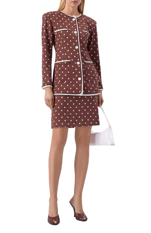 Юбка из вискозы ROWEN ROSE SKR_RR463_M_V2 Коричневый  SKR_RR463_M_V2 Фото 2