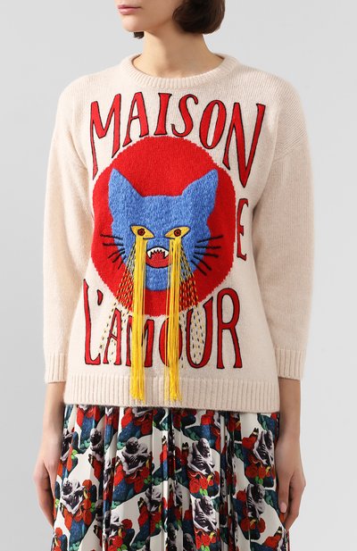 Шерстяной свитер GUCCI, арт. 595637/XKA07, фото 3