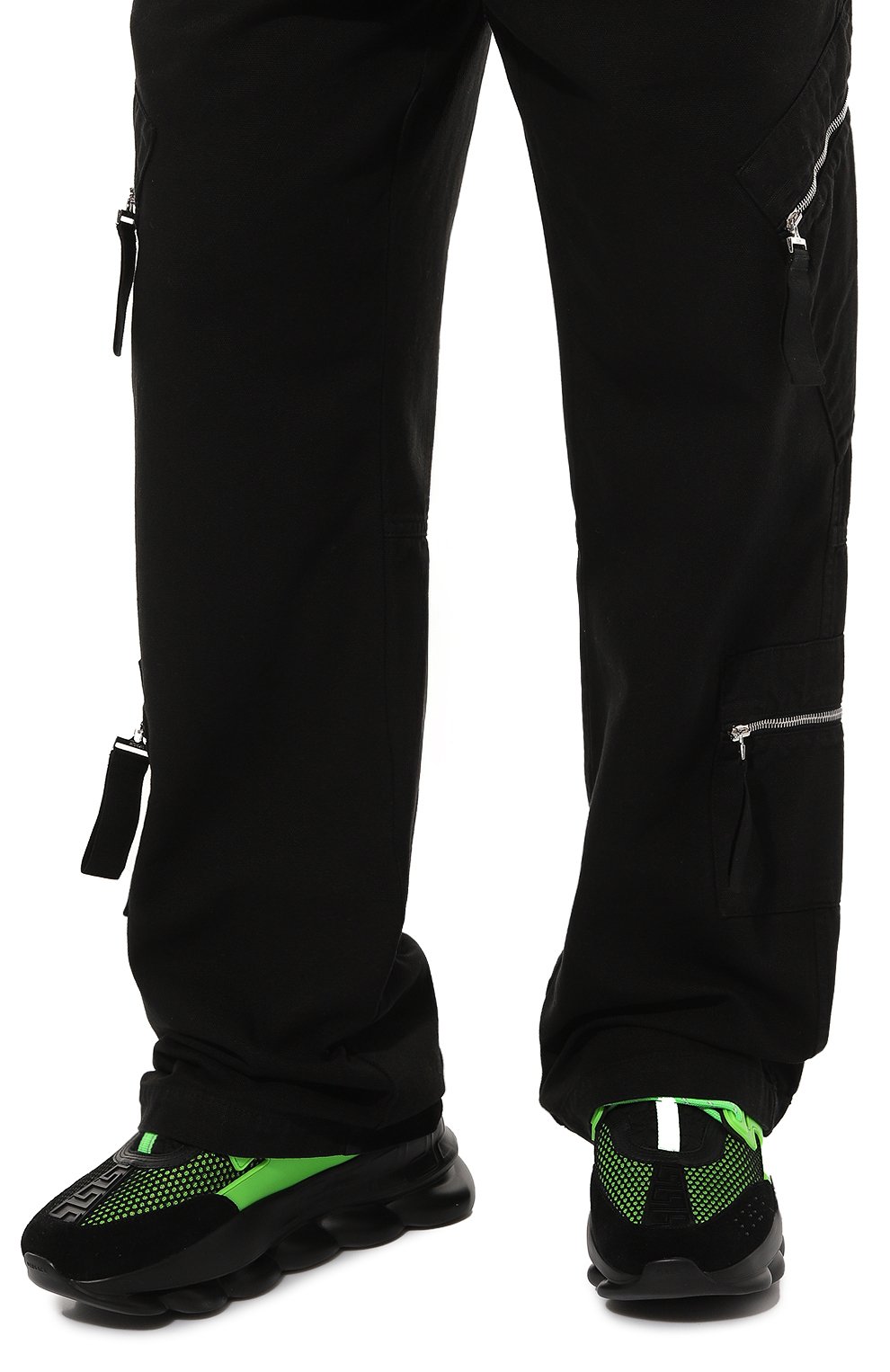 Комбинированные кроссовки chain reaction VERSACE, арт. DSU7071/1A06085, фото 3