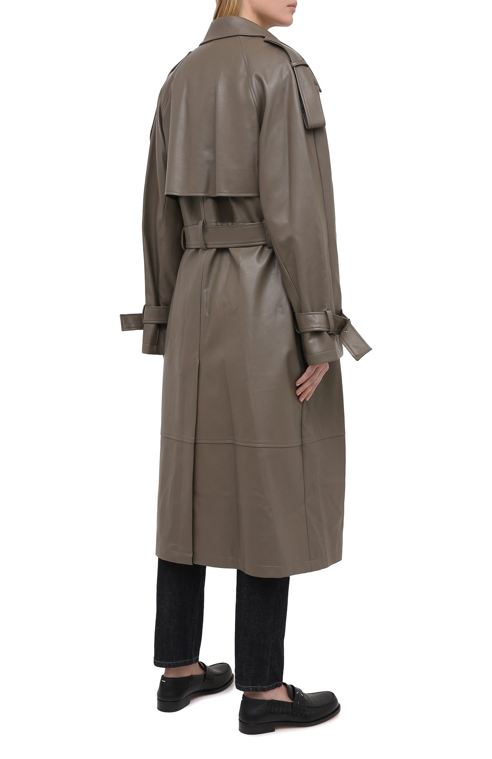 Тренч LOW CLASSIC хаки цвета по цене 51850 руб., арт. L0W20FW_CT16KH, фото 4 Тренч LOW CLASSIC, арт. L0W20FW_CT16KH, фото 4