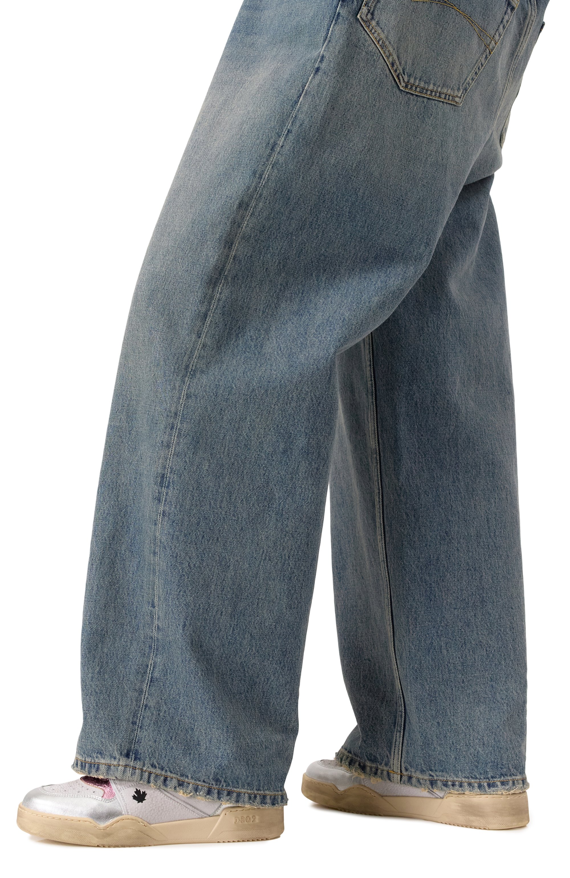 Кожаные кеды spiker DSQUARED2, арт. SNW0282/23808190, фото 3