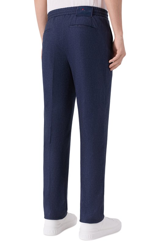 Шерстяные брюки Kiton UPLACRK0171H01 Синий  UPLACRK0171H01 Фото 4