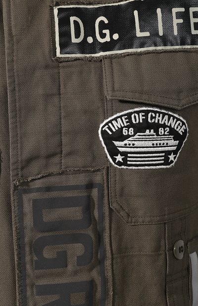 Хлопковая куртка DOLCE & GABBANA, арт. G9NY4Z/G7RMB, фото 5