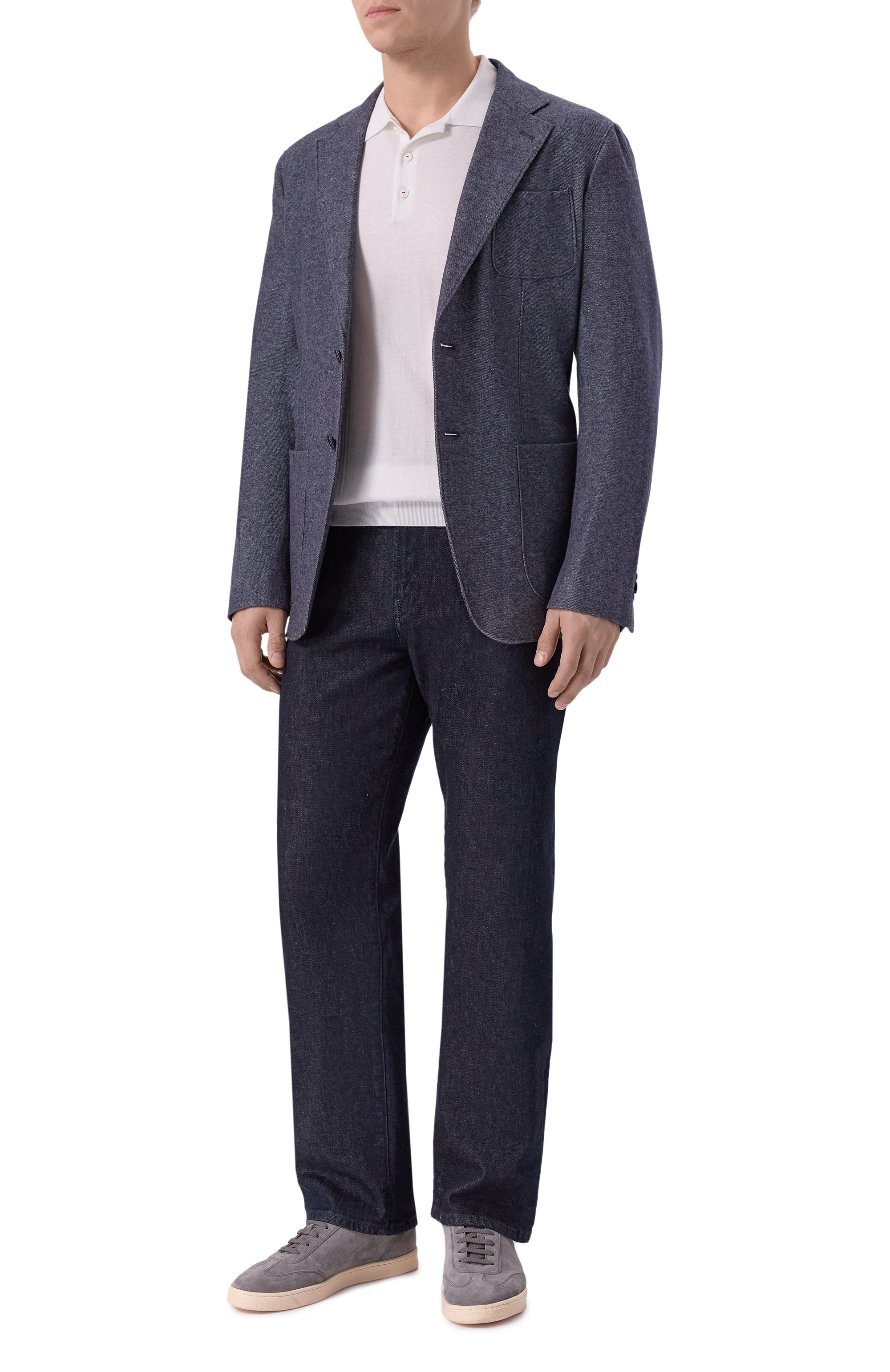 Пиджак из кашемира и хлопка GIORGIO ARMANI, арт. GM000140/TE17854, фото 2