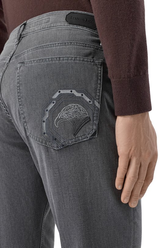 Джинсы Regular Stefano Ricci MST61R3130/T00829 Серый  MST61R3130/T00829 Фото 5