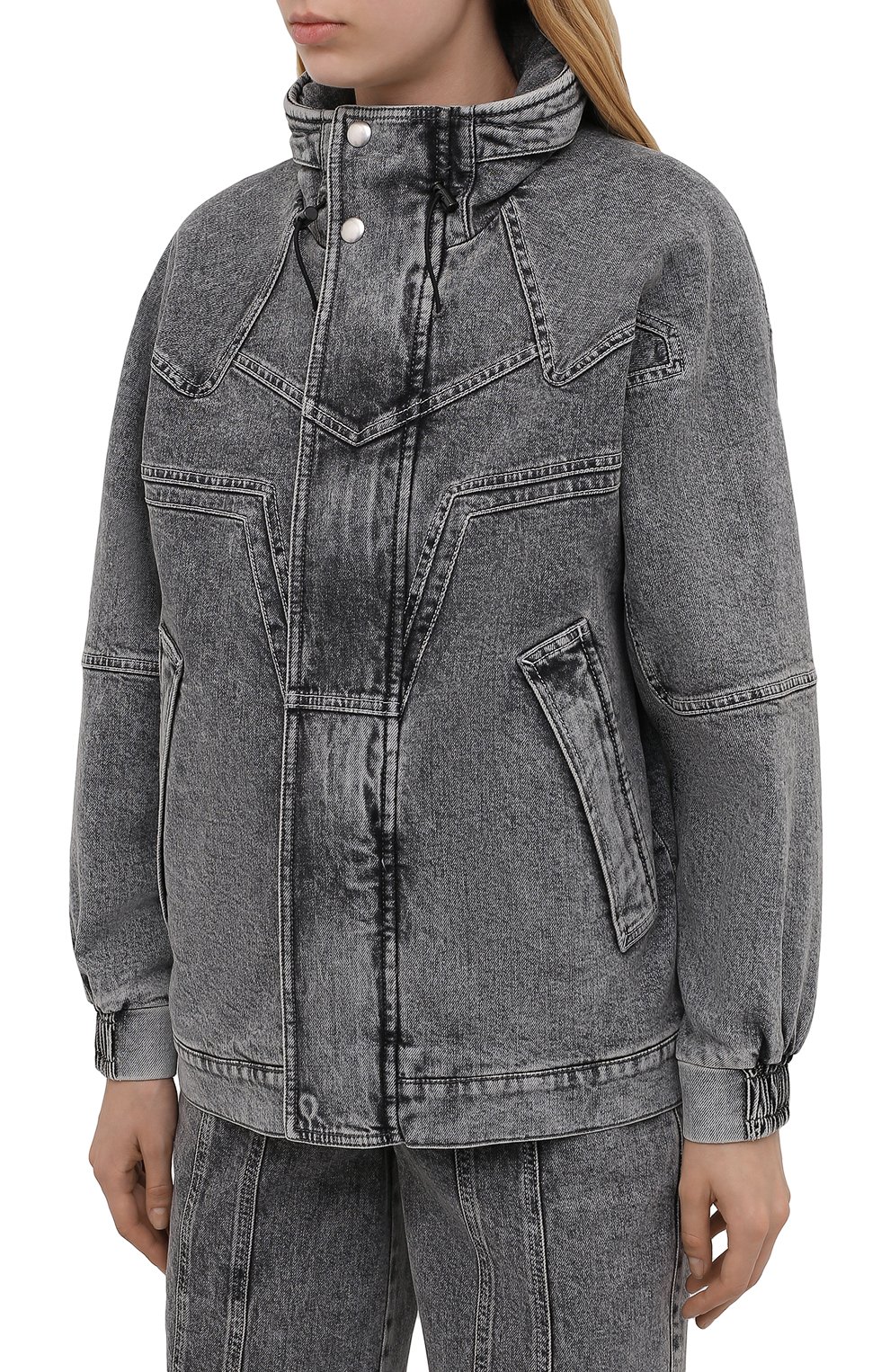 Джинсовая куртка STELLA MCCARTNEY серого цвета по цене 182500 руб., арт. 603623/S0H41, фото 3 Джинсовая куртка STELLA MCCARTNEY, арт. 603623/S0H41, фото 3