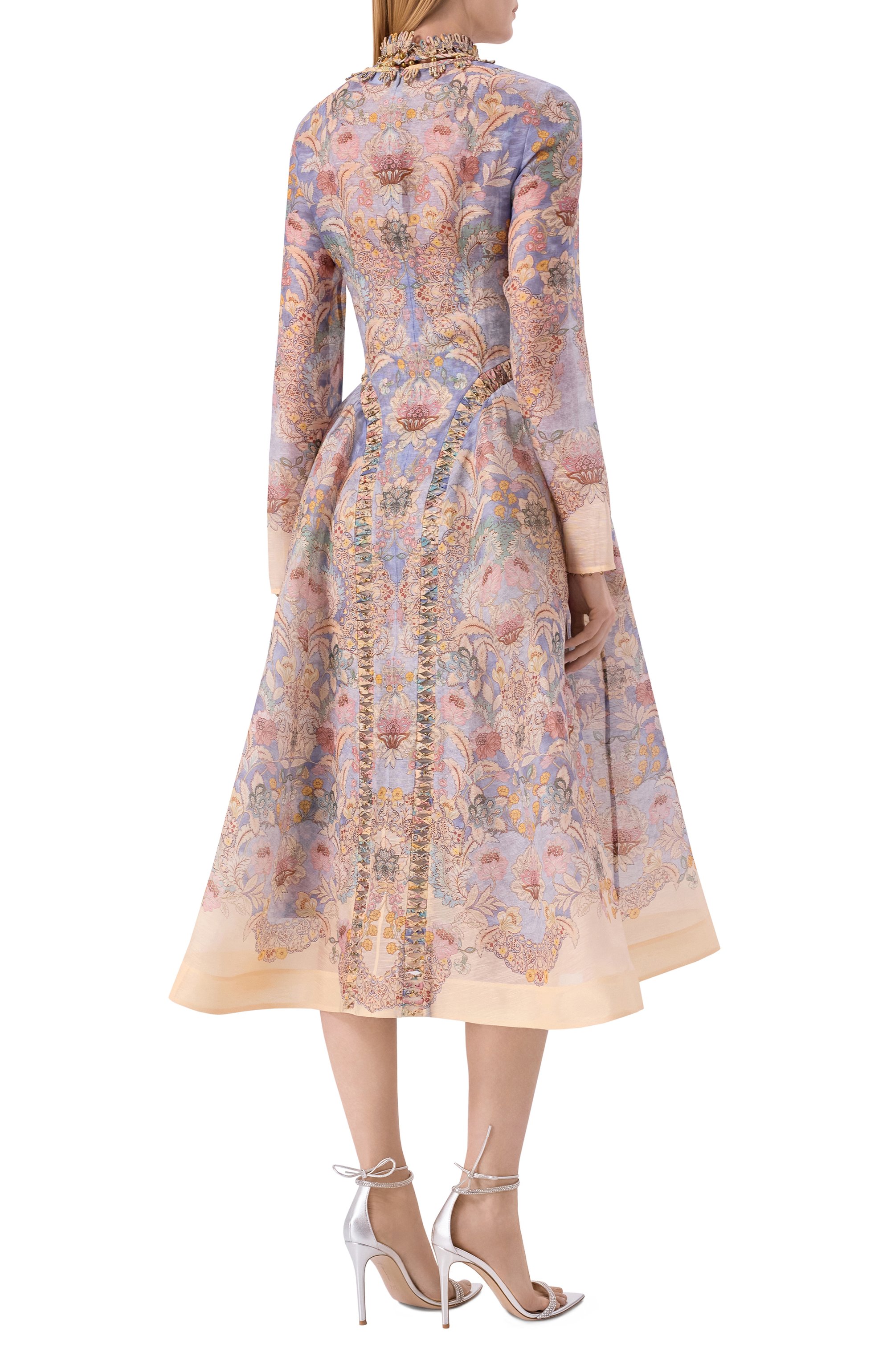 Платье изо льна и шелка ZIMMERMANN, арт. 6591DC261, фото 3