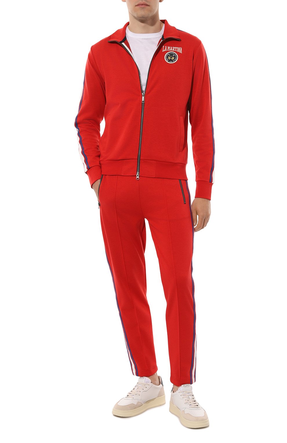 Брюки LA MARTINA красного цвета по цене 17500 руб., арт. WMT300/FP556, фото 2 Брюки LA MARTINA, арт. WMT300/FP556, фото 2