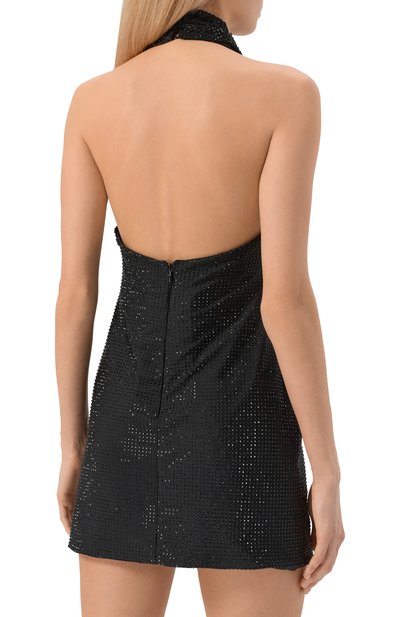 Платье с отделкой стразами KAMILLA PURSHIE черного цвета по цене 190000 руб., арт. KP 2026/33, фото 3 Платье с отделкой стразами KAMILLA PURSHIE, арт. KP 2026/33, фото 3