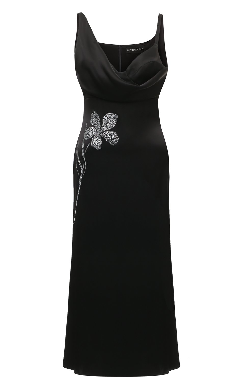 Платье DAVID KOMA черного цвета по цене 179500 руб., арт. R22DK37D, фото 1 Платье DAVID KOMA, арт. R22DK37D, фото 1