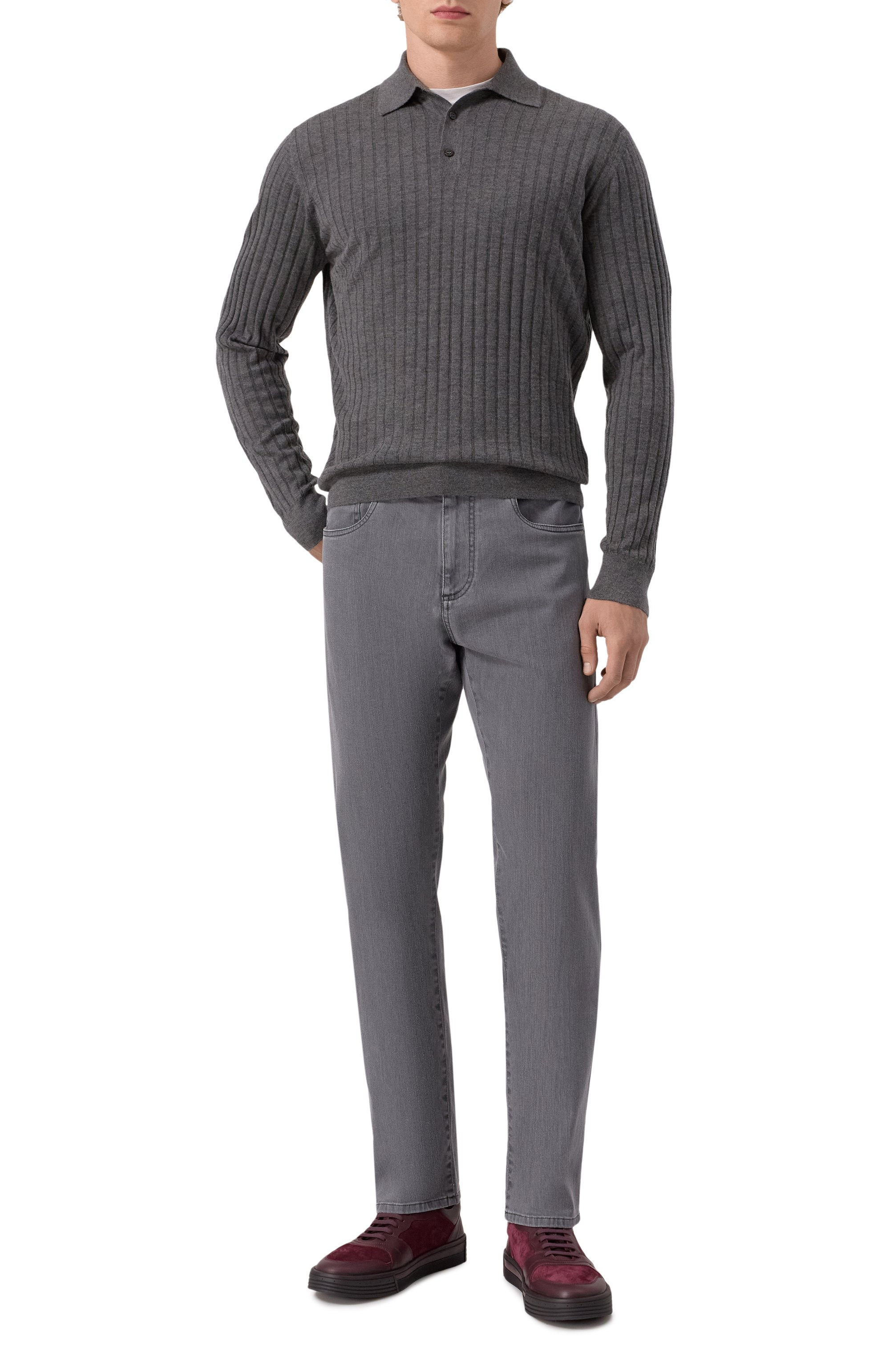 Поло из кашемира и шелка STEFANO RICCI, арт. K606585P03/R25301, фото 2