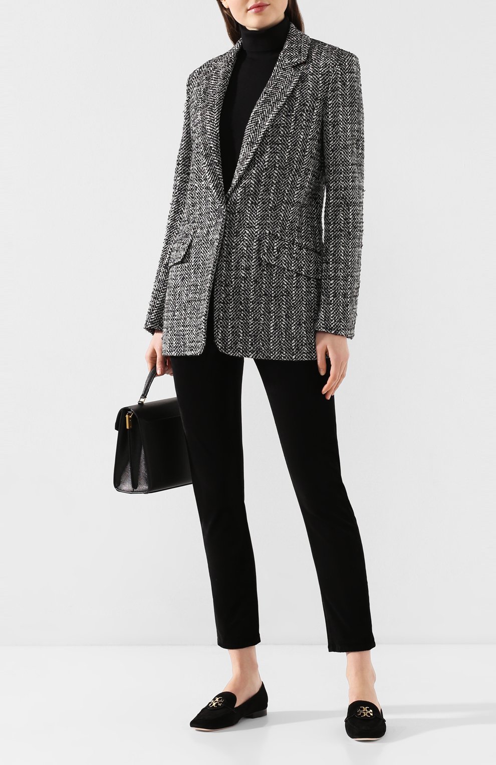 Жакет RAG AND BONE черно-белого цвета по цене 99300 руб., арт. WAW19H4009MX09, фото 2 Жакет RAG AND BONE, арт. WAW19H4009MX09, фото 2