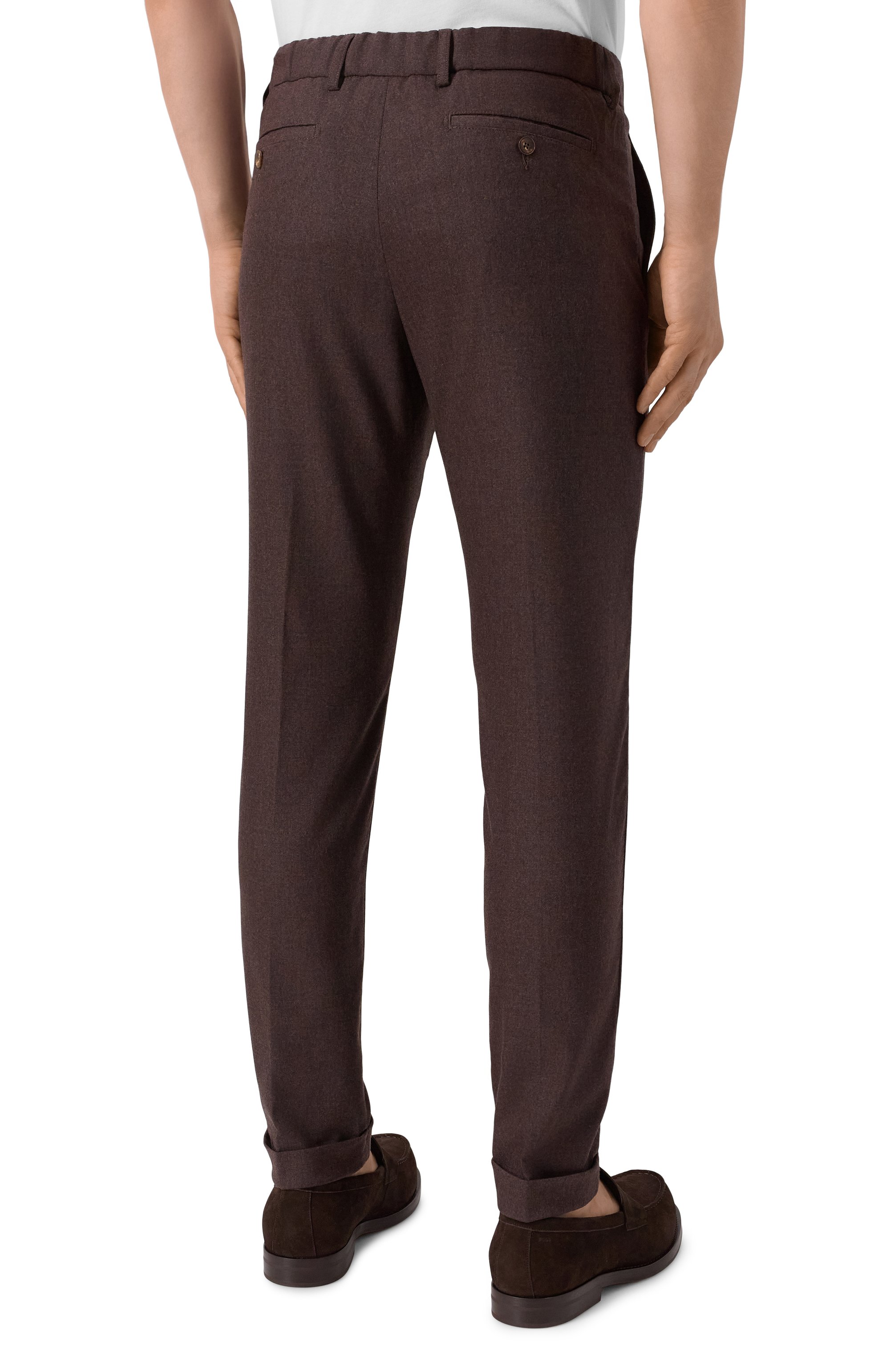 Брюки из шерсти и кашемира MARCO PESCAROLO, арт. MANU/5229, фото 4