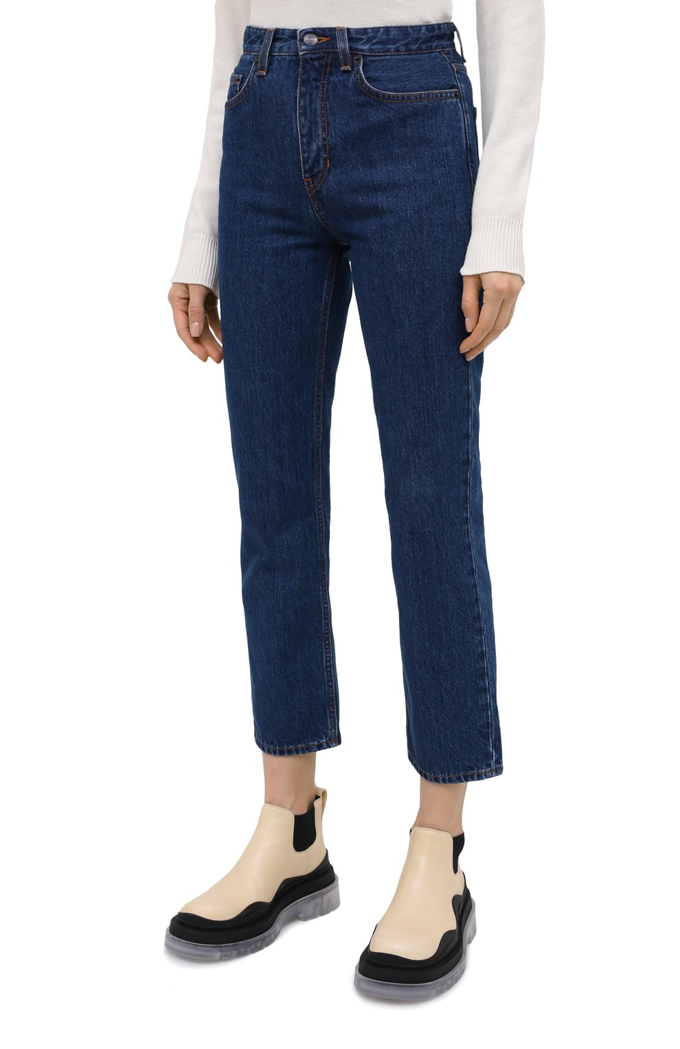 Джинсы THE ROW синего цвета по цене 84500 руб., арт. 5282W1984, фото 3 Джинсы THE ROW, арт. 5282W1984, фото 3