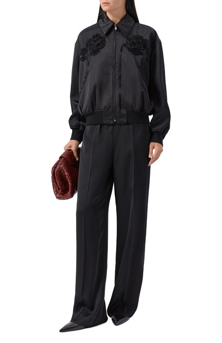 Женские брюки из вискозы JIL SANDER, арт. J04KA0005/J65022