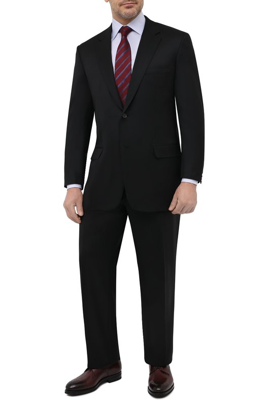 Хлопковая сорочка Brioni RCA20L/P90B7 Голубой  RCA20L/P90B7 Фото 2