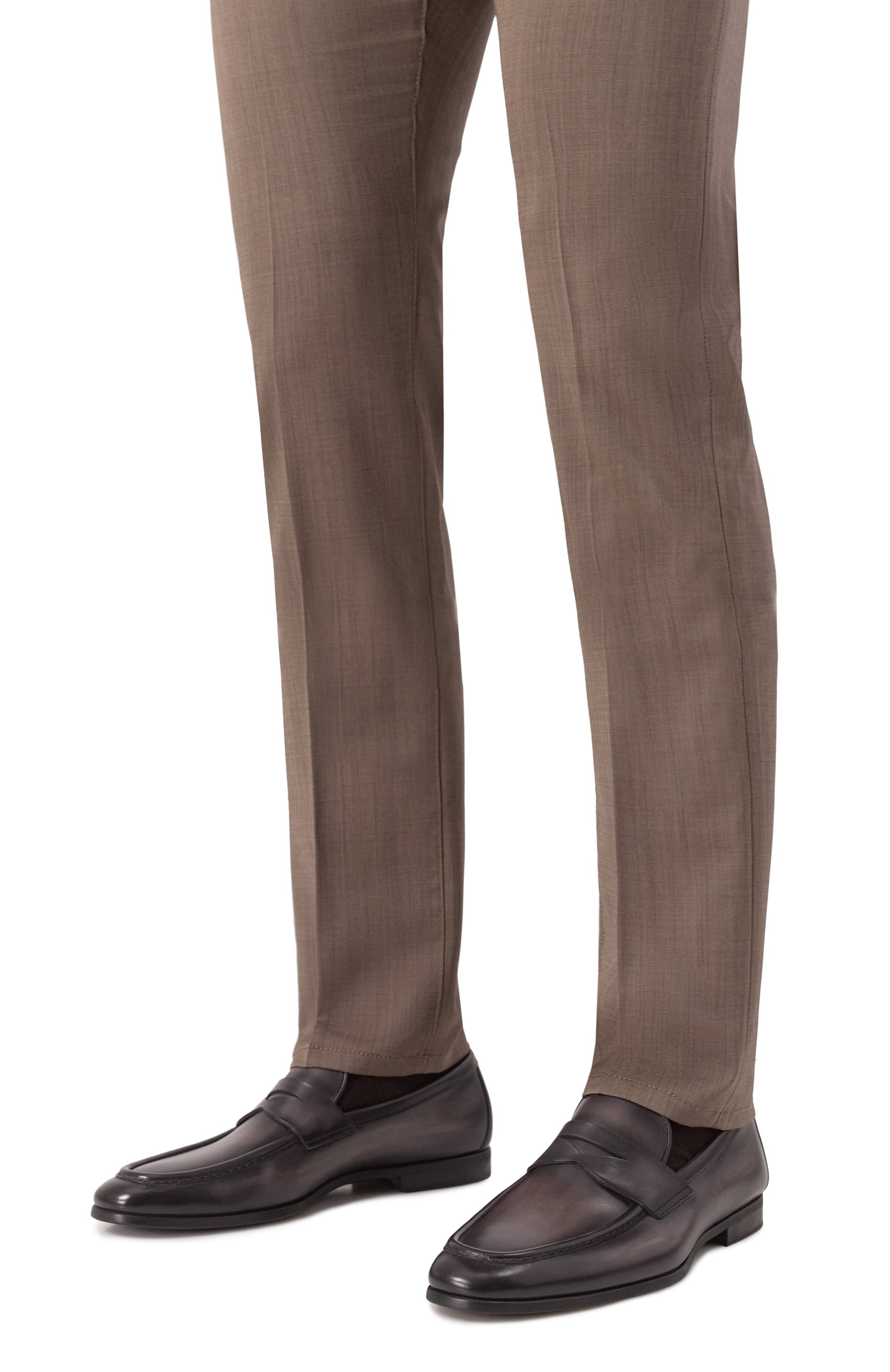 Кожаные пенни-лоферы dumas MAGNANNI, арт. 25617/B0WEN, фото 3