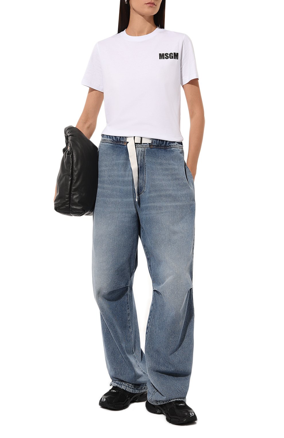 Хлопковая футболка MSGM, арт. 3441MDM104/237002, фото 2