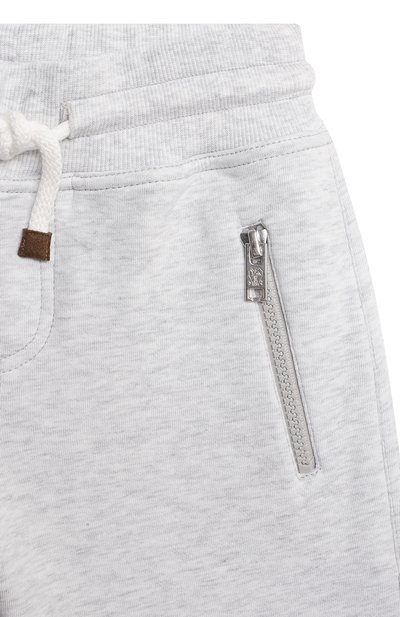 Хлопковые шорты BRUNELLO CUCINELLI, арт. BD874E389A, фото 3