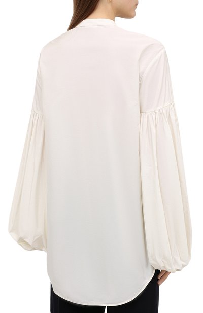 Блузка JIL SANDER белого цвета по цене 59950 руб., арт. JSWR605306-WR442200, фото 4 Блузка JIL SANDER, арт. JSWR605306-WR442200, фото 4