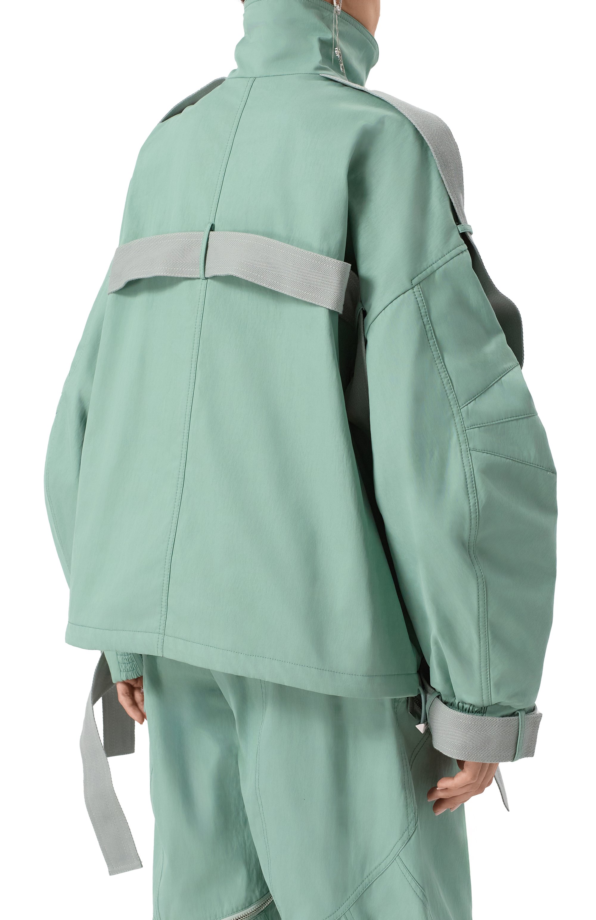 Хлопковая куртка THE ATTICO, арт. 250WCB00087/CCC110AA, фото 4