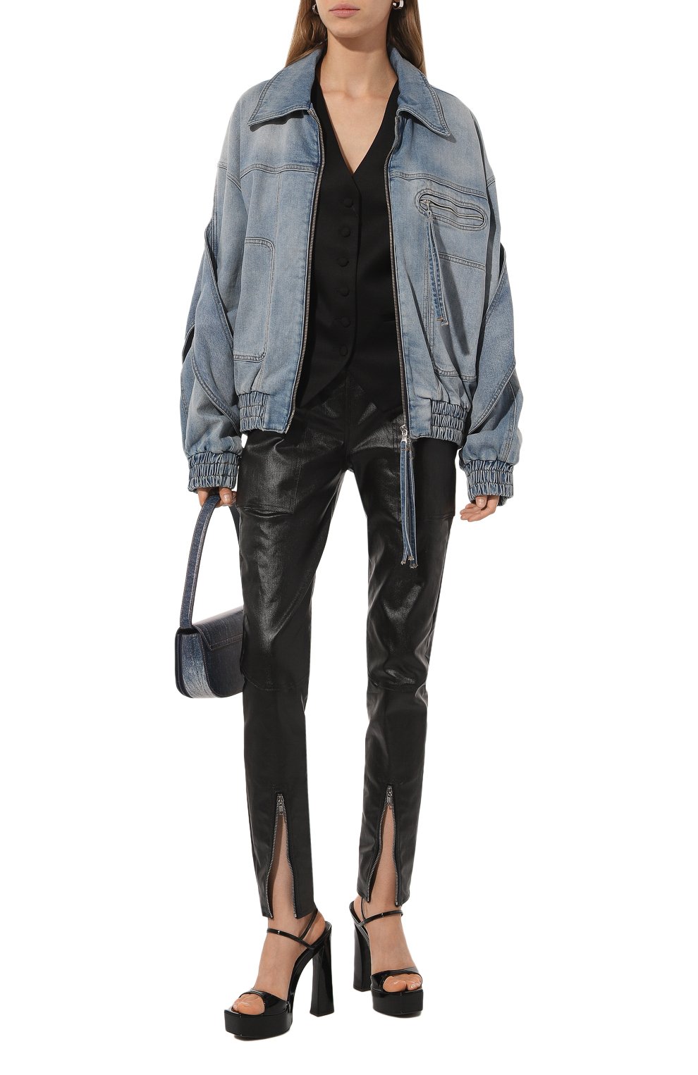 Джинсовый бомбер BLUMARINE, арт. P422J120R, фото 2