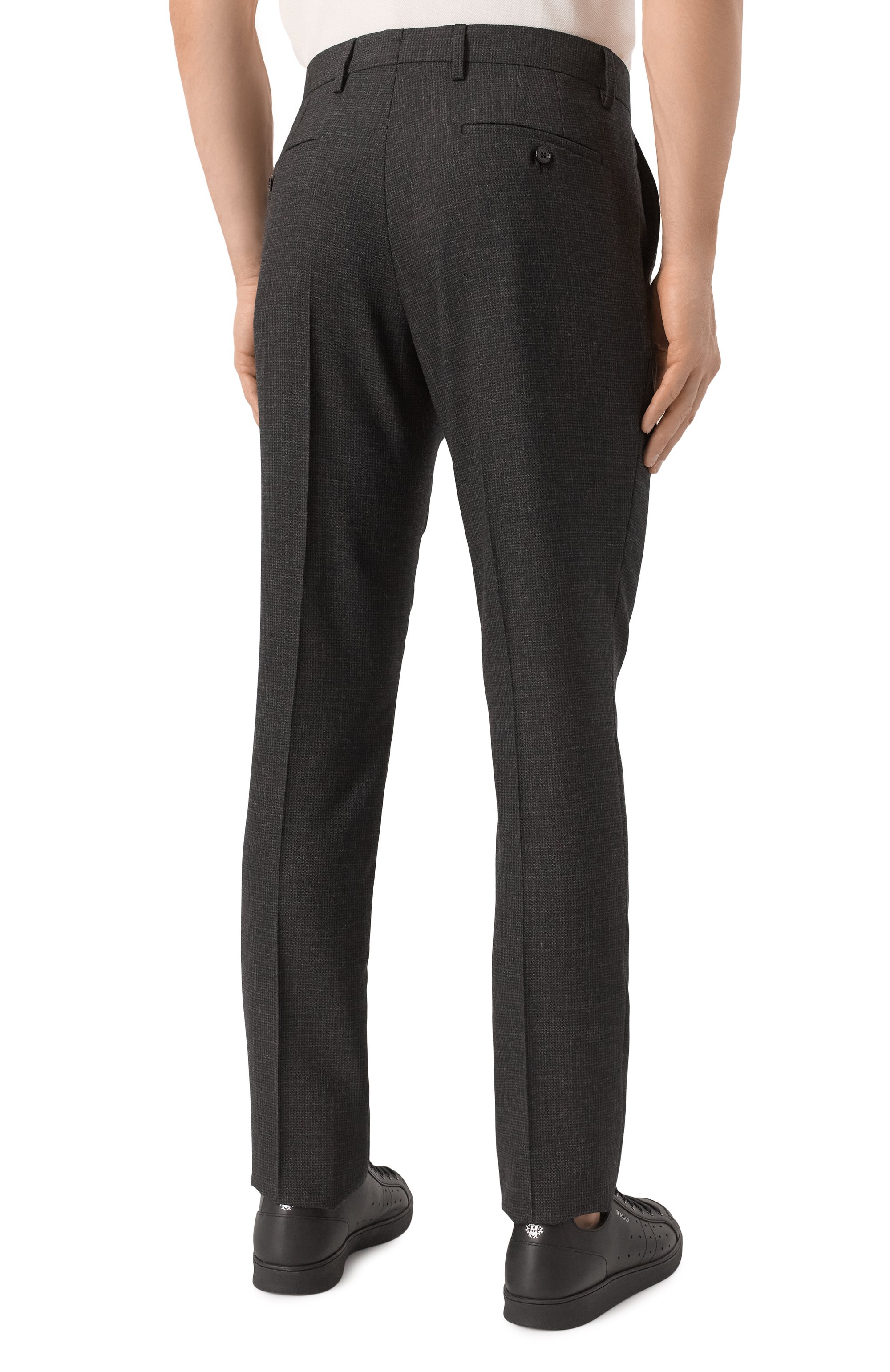 Шерстяные брюки BURBERRY, арт. 8104960, фото 4