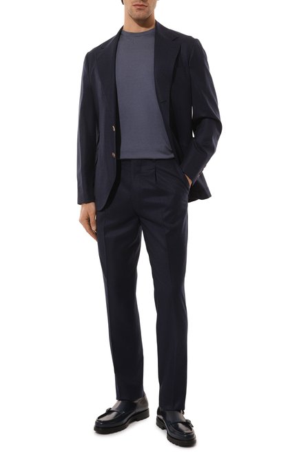 Мужской джемпер из шелка и хлопка GIORGIO ARMANI, арт. 3HSM38/SM63Z