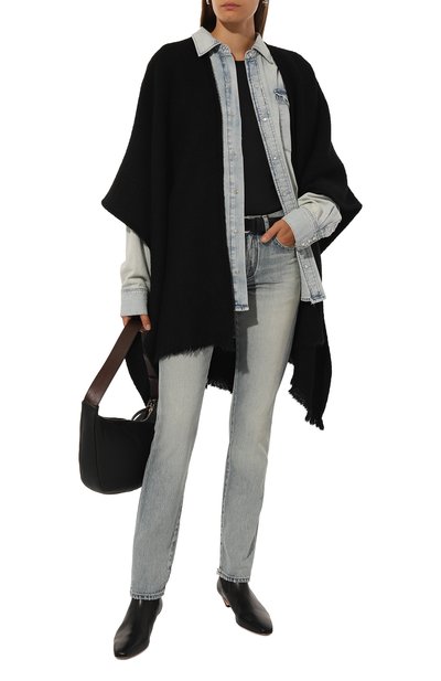 Шерстяное пончо DESTIN, арт. DU0 BAND CAPE, фото 2