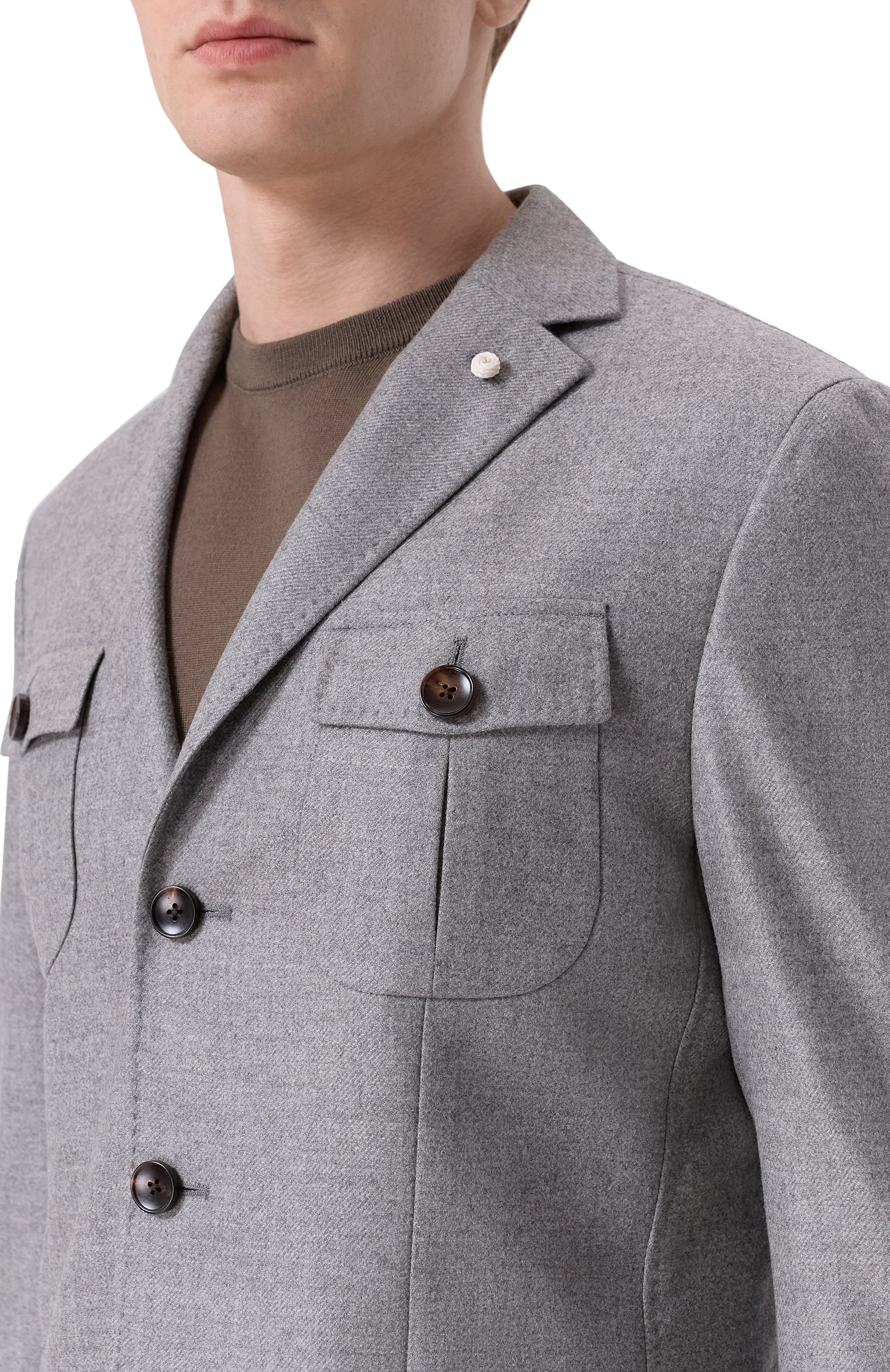 Куртка из шерсти и кашемира L.B.M. 1911, арт. 2564/52521, фото 5