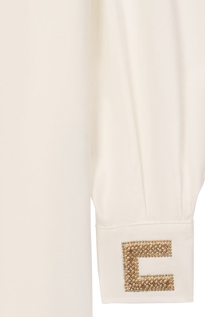 Хлопковая рубашка ELISABETTA FRANCHI LA MIA BAMBINA, арт. EFCA2980/CA235_001, фото 3
