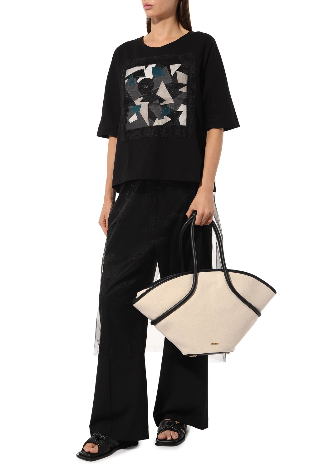 Футболка MIDGARD PARIS черного цвета по цене 19000 руб., арт. А10103, фото 2 Футболка MIDGARD PARIS, арт. А10103, фото 2