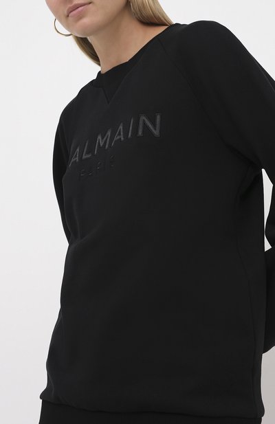Хлопковый свитшот BALMAIN, арт. UF13691/I497, фото 3