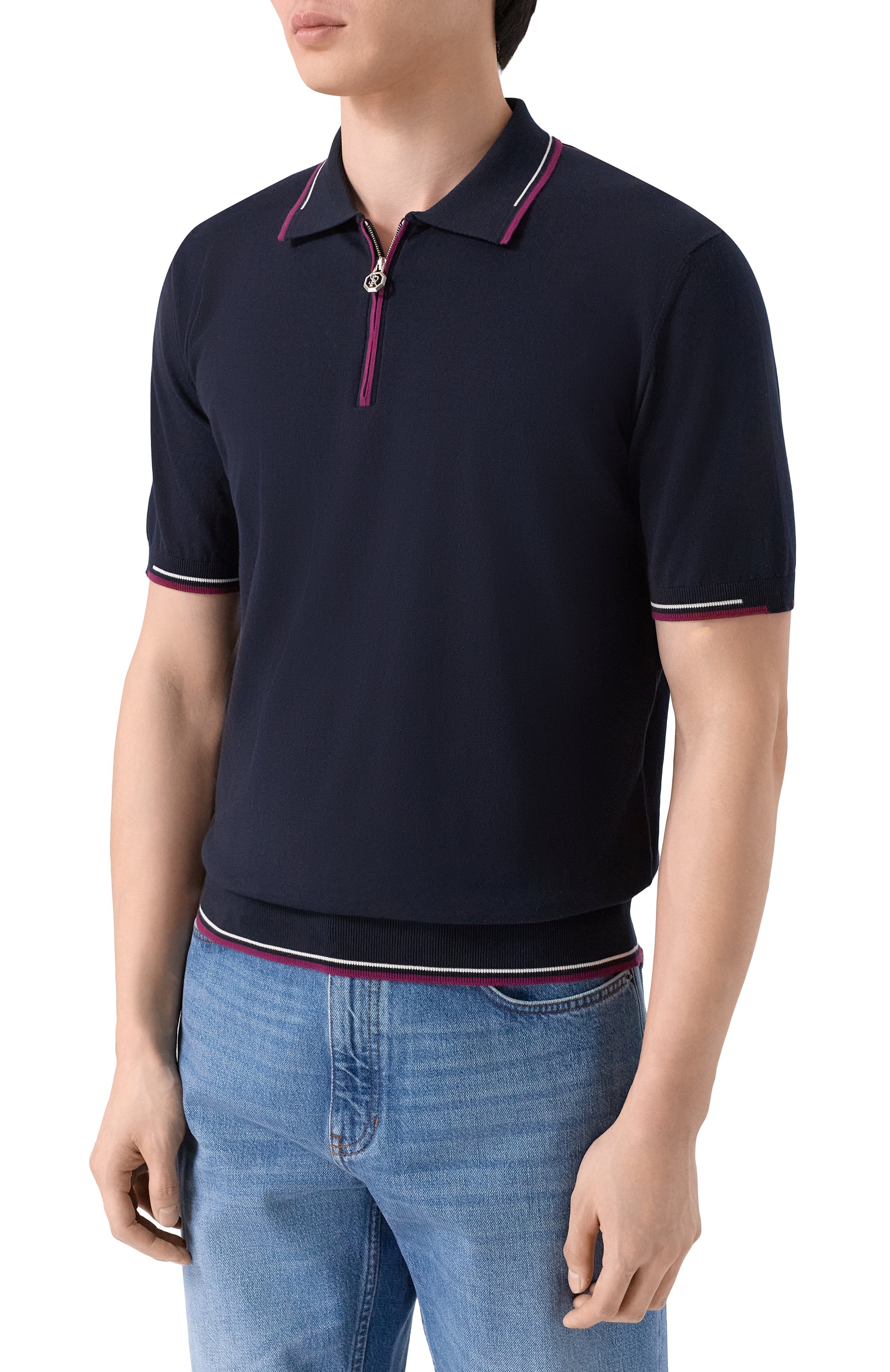 Хлопковое поло STEFANO RICCI, арт. K313051P31/F26146, фото 3