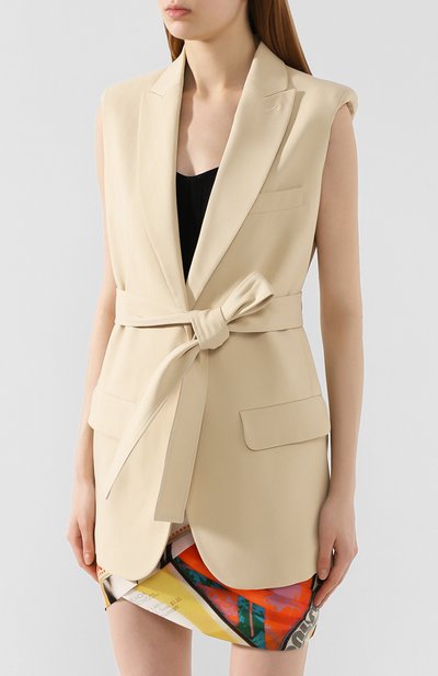Жилет из смеси хлопка и вискозы OFF-WHITE, арт. 0WEF046S20FAB0016100, фото 3