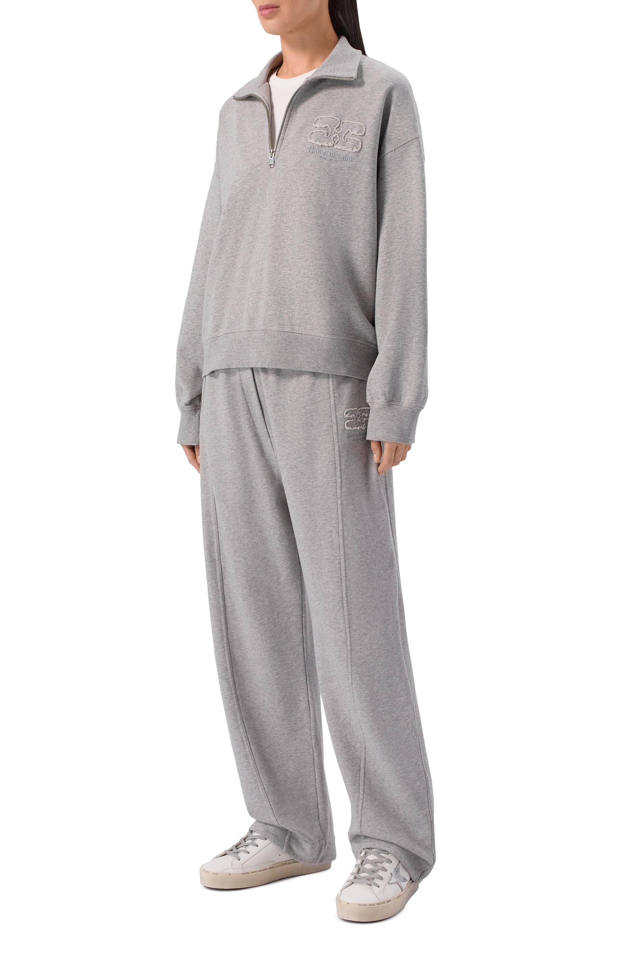 Хлопковый анорак GANNI, арт. A1060029, фото 2