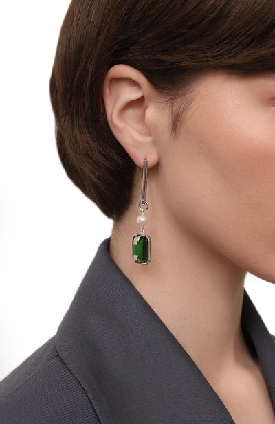 Серьги с жемчугом и кристаллами CRYSTALLINE JEWELLERY, арт. 382WNN, фото 2