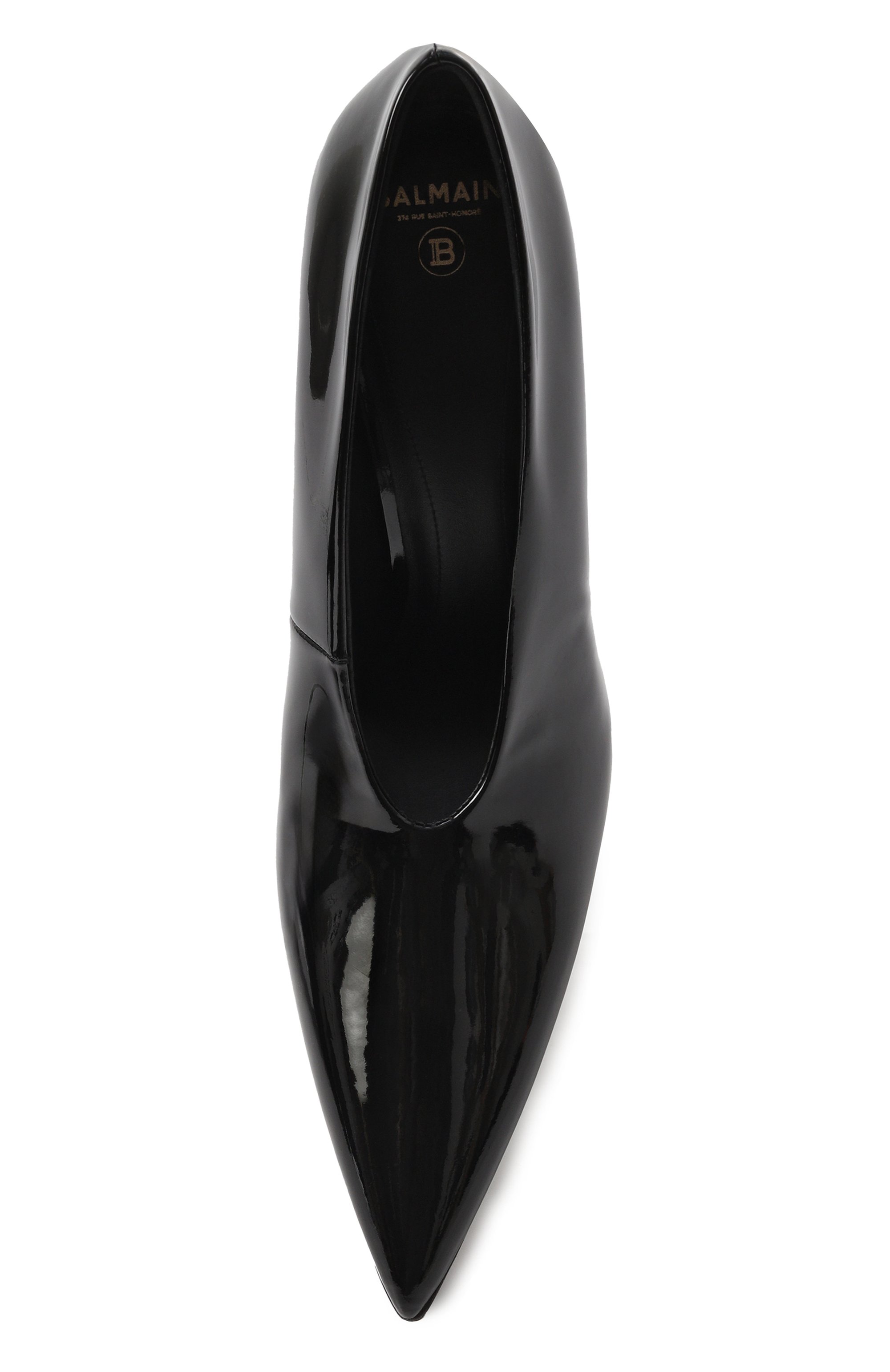 Кожаные туфли clara 95 BALMAIN, арт. BN0UA941/LPAT, фото 6